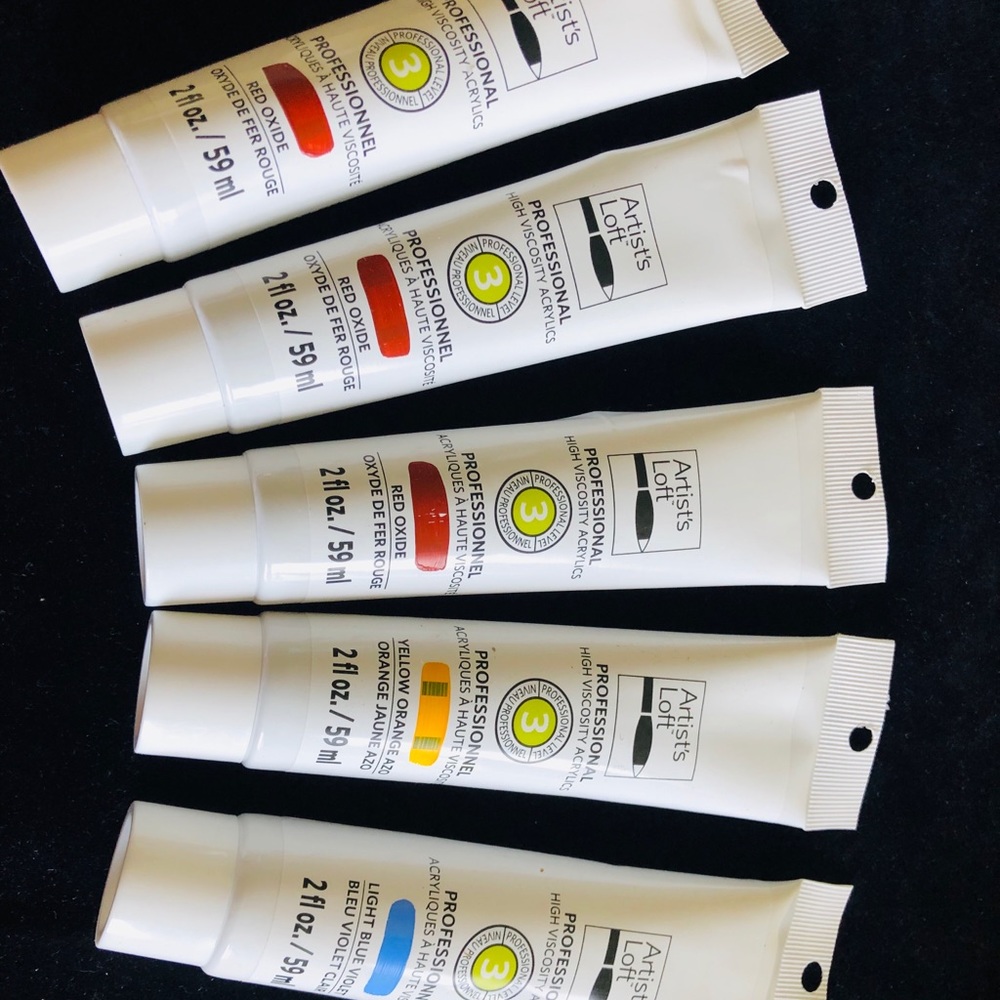 5 tubes Artist’s Loft Professional Acrylic Paint